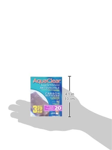 Aqua Clear Activated Carbon Insert, 20-Gallon Aquariums (Pack of 3)
