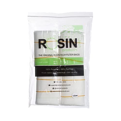 Rosin Tech Products 2" x 3.5" Heat Press Filter Bags | 100 Pack of 120u | Ultrasonic Seamless Technology | No Need to Flip Bag
