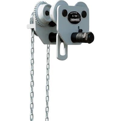 Roughneck Manual Geared Trolley - 5-Ton Capacity