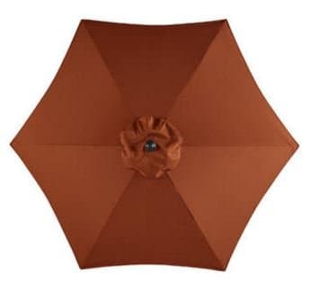GO 9 Foot size Terracotta Umbrella