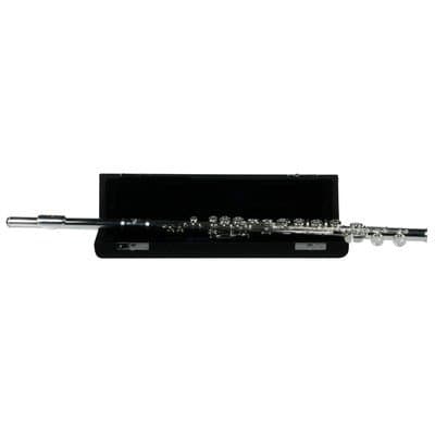 Emperor Silver Flute, Silver Plated Head Joint, Key of E, French Style Case EFL302E