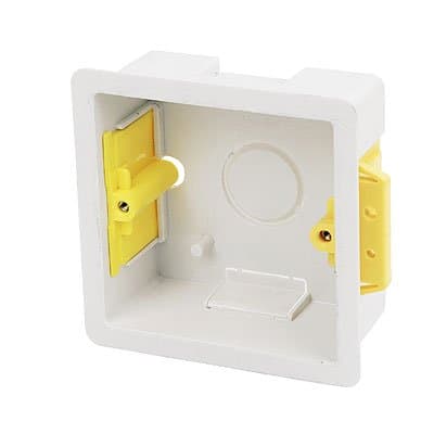 Appleby Plastic Single Dry Lining Plasterboard Wall Box 35mm