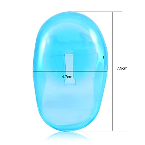 2PCS Ear Cover Shield Protector, Disposable Plastic Waterproof Ear Cover Shield, Ear Caps for Salon, Home Shower
