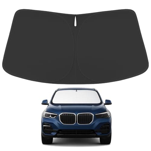 Proadsy Upgrade Front Windshield Sun Shade Foldable Sunshade Protector Custom Fit 2019-2024 BMW X5 M Sport xLine SUV Accessories