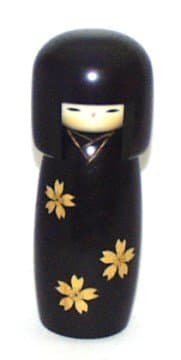 Kokeshi Doll ~ Sakura 7.5 Inch