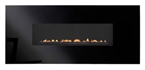 Moreno Wall Hung Flueless Gas Fire - Black