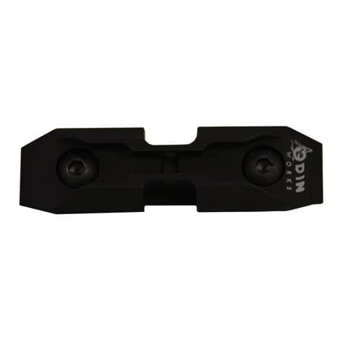 MLOK Low Profile Bipod Adapter, Black
