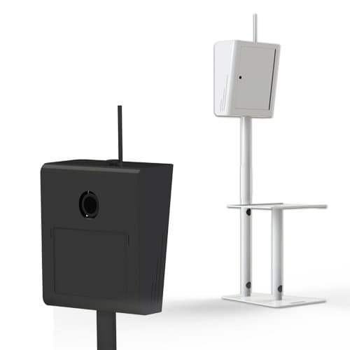 T11 2.0 Photo Booth D.I.Y Shell with Pole & Shelf - White