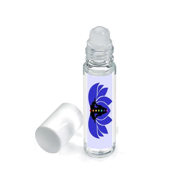 Third Eye Chakra Pulse Point Roller Ball Oil with Lavender, Rosemary, and Clary Sage 10ml Roll on Blend
