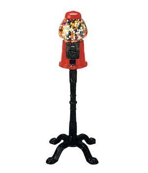 King 15" Classic Gumball Machine with Stand