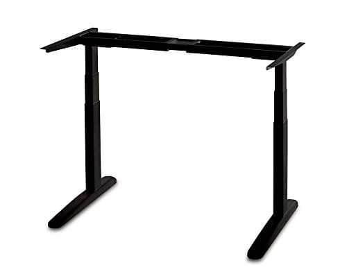 Jarvis Deluxe Electric Adjustable Height Standing Desk Frame (Black)