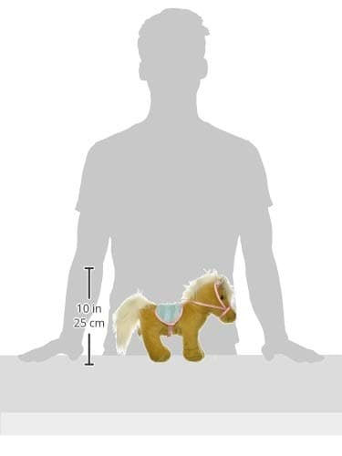 10-inch Plush White Horse