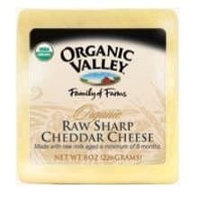 Organic ValleyOrganic Raw Sharp Cheddar Cheese, 8 Ounce -- 12 per case. by Organic Valley