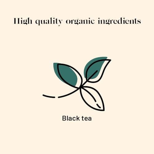 Kusmi Tea English Breakfast - 100 gr Loose Tea Tin - Organic English Breakfast Black Tea - Made with Ceylon & Assam Black Teas