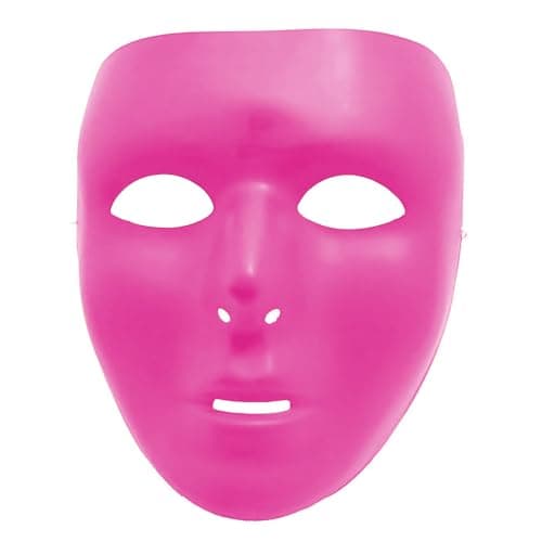 Pink Full Face Mask, Party Accessory