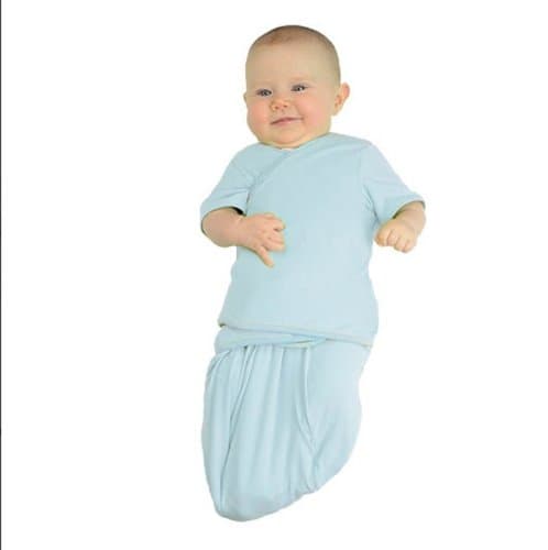 TrueWomb Weaning Swaddle (Medium (11-17.5 lbs), Blue)