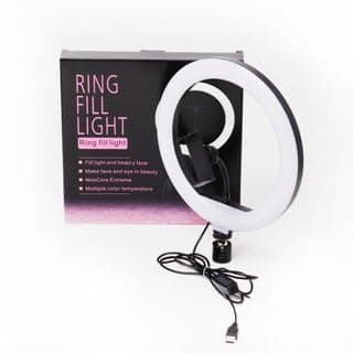 Star Phoenix 10 inch LED Selfie Ring Light with Tripod Stand and 3 Color Modes Lighting for Mobile Phones & Camera, YouTube|Photo-Shoot|Video Shoot|Live Stream|Makeup Color (Multicolor) Set of 1