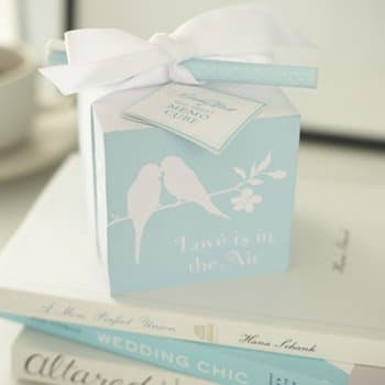 Advantage Bridal Bride's Memo Cube by Mindy Weiss