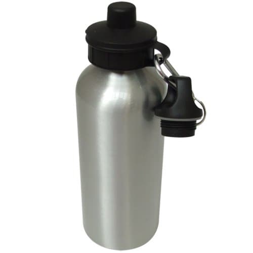 500ml Silver Sublimation Water Bottle With Two Tops