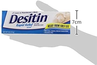 Desitin Daily Defense Baby Diaper Rash Cream with Zinc Oxide to Treat, Relieve & Prevent diaper rash, 4 oz
