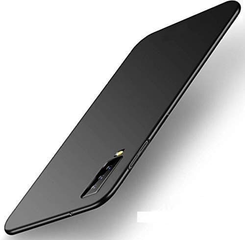 DIGITRENDS Ultra Slim Shock Proof 360 Degree Protection Thin Soft Back Cover Case for Samsung A70 (Black)