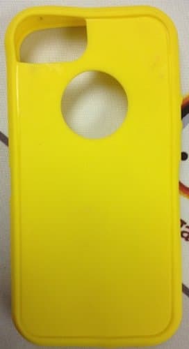 Replacement Silicone Skin For iphone 5 Otterbox Defender case (Yellow)