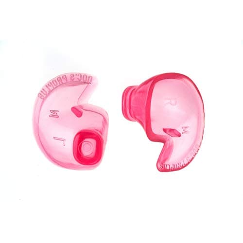 Medical Grade Doc's Pro Ear Plugs - Pink - Non Vented (Small)