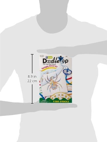 U-Create Doddletop Squiggly Stencil Kit - Bug