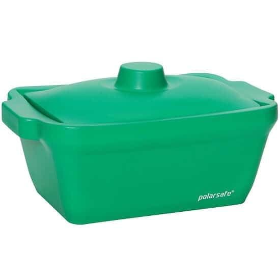 Argos Technologies PolarSafe® Foam Rectangular Ice Pan with Lid, 4 L, Green; 1/EA