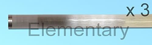 ELEMENTERY LIMITED 3 X Dimplex Type Silica Infrared Electric Fire Glass Element S7R BF9100