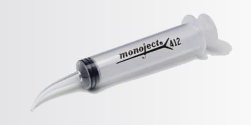 12 cc Disposable Syringe with Tapered Curved Tip