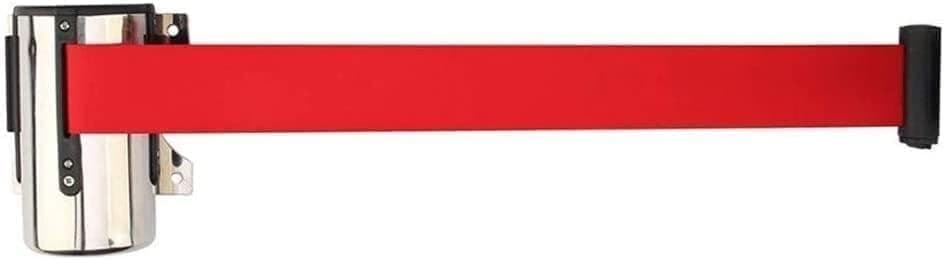 Retractable Queue Barrier Rope with Wall Mount 3M Belt for Crowd Control in Museums Cinemas Playgrounds Parks and Hotels