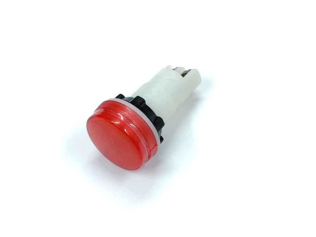 ERH India 1 Pc Red Color Neon Light Bulb Panel Indicator Lamp for Industrial Control Systems Electrical Panels etc.