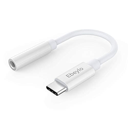 Ebeylo USB-C to 3.5 mm Headphone Jack Adapter, Type C to Aux Cable Connector for Pixel 3/2/3XL/2XL, iPad Pro 2018, One Plus 6T, Huawei and More USB C Devices