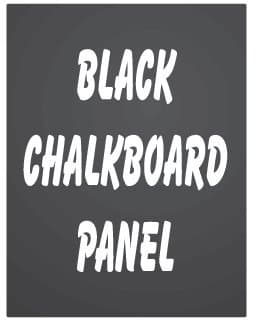 NEOPlex 22" x 28" Black Chalkboard Replacement Panel for Sidewalk Sandwich Board A-Frame Signs
