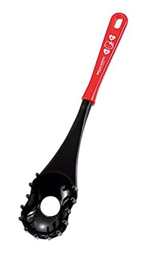 Kakusee Sanrio Hello Kitty Plastic Kitchen Tool Utensil Series Red Japan Import (Pasta Fork KTP-105)