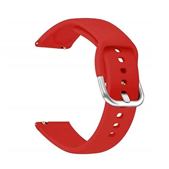 MELFO Smart Watch Strap Compatible with Hammer Pulse Ace Silicone Strap - Poppy Red