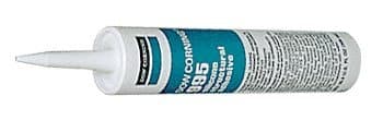 Black Dow Corning 995 Silicone Structural Sealant - 6 Tubes