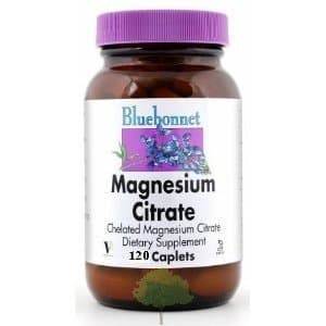 Bluebonnet. Magnesium Citrate. Chelated. 120 Ct (8 Pack)