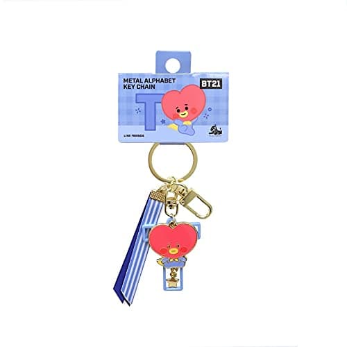 BT21Metal Alphabet Key Chain TATA