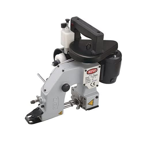 Revo Portable Single Needle Bag Closer Sewing Machine (Model- Da), Black