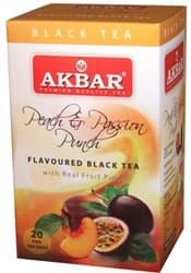 h & Passion Fruit Tea | Pure Ceylon Black Tea | Real bits of Peach & Passion Fruit | Foil Tea Bags | Pack of 100