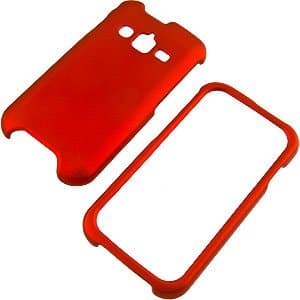 Red Rubberized Protector Case for Samsung Galaxy Rugby Pro i547