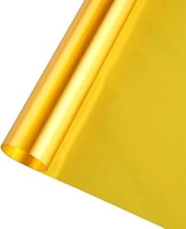 MAKIOTEKO Transparent Window Film, Decorative Window Film Colored Red Window Tint Heat Blocking for Party Wedding Festival Decoration(Customized Size)