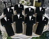 Groom Tuxedo Cookies