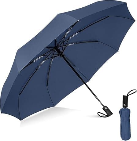 Automatic Open Umbrella To Protect From Rain And Sun UV Large Size Windproof For Men And Women