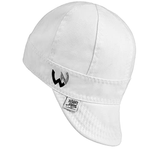 Welder Nation 8 Panel 10 oz Welding Premium Cap 100% Cotton Interior & Duck Canvas Exterior - Protective Durable Heavy-Duty