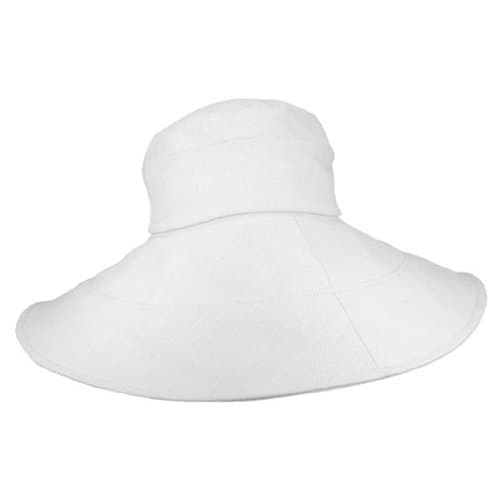 sur la tete Monaco Sunhat (Medium, White) Apparel