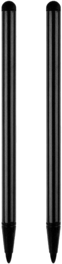 2pcs Black Stylus Pens for Universal Touch Screen Devices - Compatible with iPad, Samsung Galaxy, Smartphones