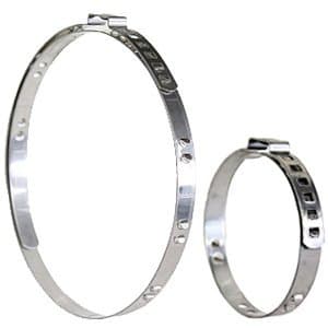 20 Pieces SS Adjustable Axle Drive Shaft CV Joint Boot Clamps 48mm and 120mm